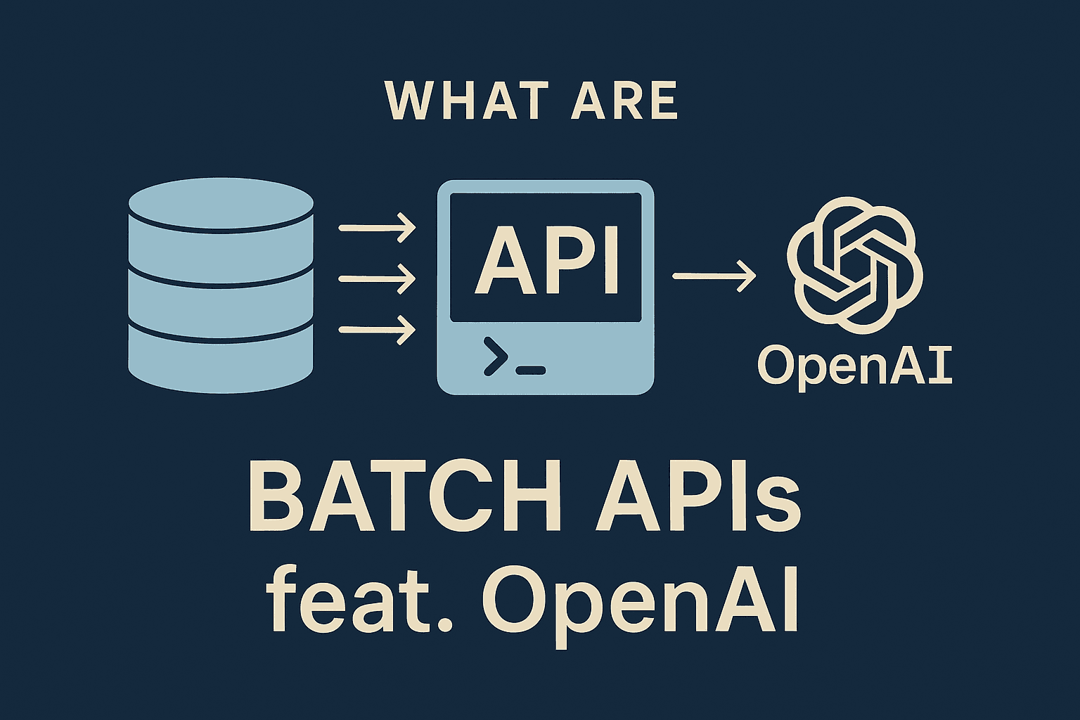 What are Batch APIs? feat. OpenAI