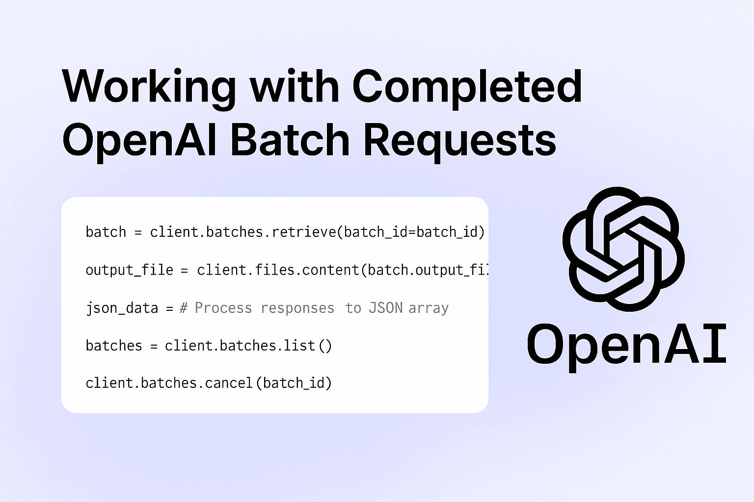 What Happens After You Hit “Batch”?